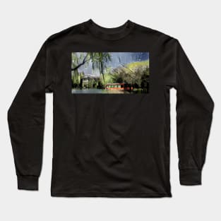 ship on the lake Long Sleeve T-Shirt